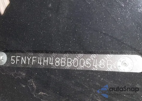 2011 Honda Pilot Ex из США, поврежденный, VIN 5FNYF4H48BB005466